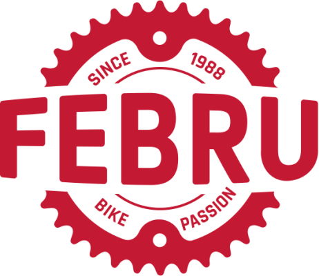 Hauptlogo, Quittungen (s/w), Klebeetiketten (s/w), Gutscheine, Intern (Toolbar), Intern (Auswahlbox) Febru Radsport AG